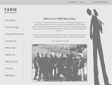 Tablet Screenshot of farmnapavalley.com